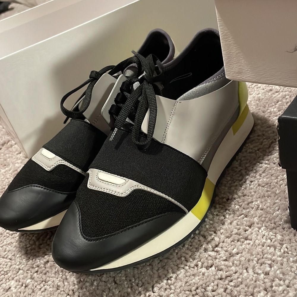 BALENCIAGA Bleu Nuit shoes 38